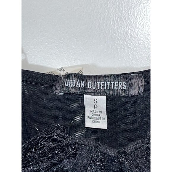 NWT Urban Outfitters Black Lace Bustier Y2K Style Cami Slip Mini Dress S Small - Picture 5 of 12